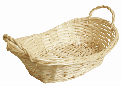 12" Natural Willow Tray