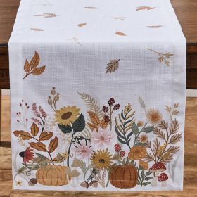 Autumn Meadow Table Runner 54" L