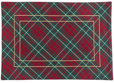 Patricia Heaton Home Saint Nicholas Tartan Placemat