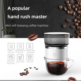 Small Filter Coffee Machine; Mini Pour Over Portable Coffee Machine