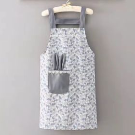 1pc Polyester Cotton Apron, Cute Rabbit Ears Apron