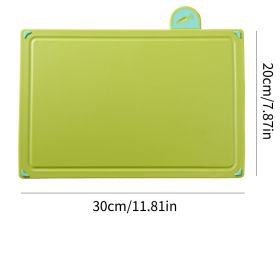 Plastic Cutting Board With Storage Shelf; Chopping Board Set