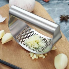 100% Stainless Steel Garlic Press Rocker