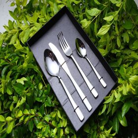 4 Piece Flatware Set Stainless Steel