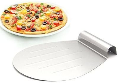 Pizza Round Spatula 10.8 Inches Stainless Steel Peel Shovel Turner Cake Lifter