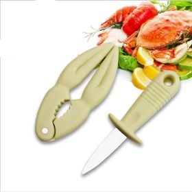 Oyster Knife 2 in 1 Knife and Clamp Set