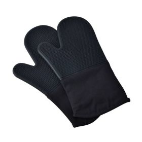 Silicone Oven Mitts, Heat Resistant Oven Gloves for BBQ