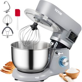 VEVOR Stand Mixer; 660W Electric Dough Mixer with 6 Speeds