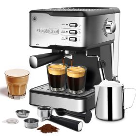 Geek Chef Espresso Machine;  Espresso and Cappuccino latte Maker