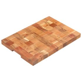 Chopping Board 19.7"x13.4"x1.5" Solid Acacia Wood