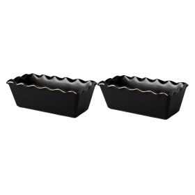 Thyme & Table 9" Ceramic Loaf Dish 2-Piece Set