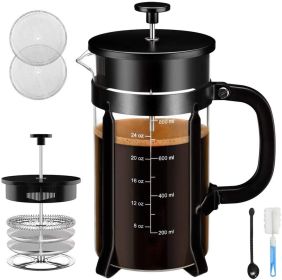 French Press Coffee Maker ,  8 Cup, Black