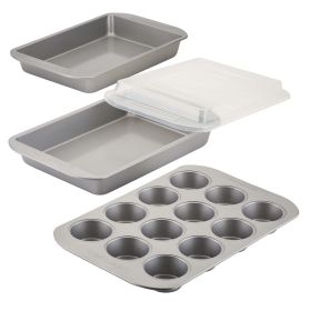 Farberware Nonstick Bakeware 12-Cup Muffin Pan and Cake Pan Set