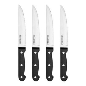 Farberware 4-Piece Stainless Steel Steak Knife Set