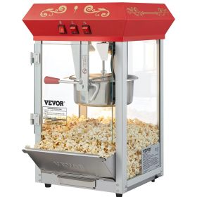 VEVOR Popcorn Popper Machine 8 Oz Countertop Popcorn Maker