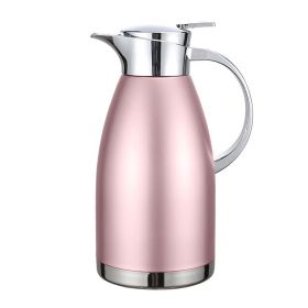 Soga 1.8L Rose Color 3-Layer Vacuum Insulated Stainless Steel Flask  Ideal for Home and Office