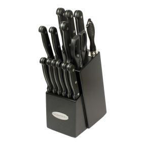 Oceanstar KS1194 Contemporary 15-Piece Knife Set with Block