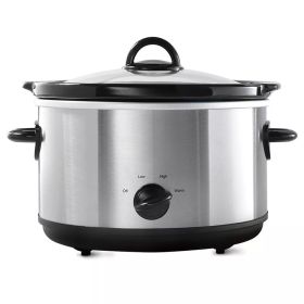 4.5qt Slow Cooker Silver