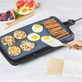 20" Family-Sized Cast Iron Electric Griddle