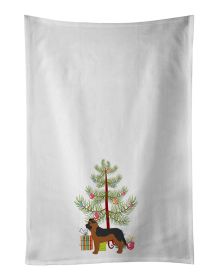 NEW Black German Shepherd Mastiff Mix Christmas Tree Kitchen Towel Set