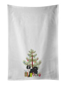 NEW Black and White Elo dog Christmas Tree Kitchen Towel