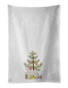 NEW Aphrodite Giant Cat Christmas Kitchen Towel Set of 2