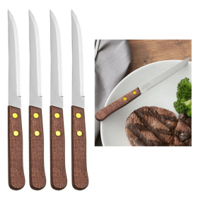 4 Pack Stainless Steel Steak Knives Knife Set