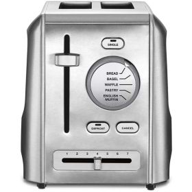 Cuisinart 2 Slice Stainless Steel Custom Select Toaster