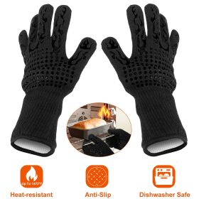 BBQ Gloves 1472°F Heat Resistant Grill Gloves