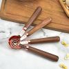 Rose Gold Measuring Cups and Spoons Set, Copper Pink Stainless Steel