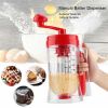 Handheld Manual Pancake Cake Batter Mixer Dispenser