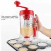 Handheld Manual Pancake Cake Batter Mixer Dispenser