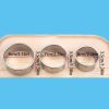 3pcs/Set; 2.36in/2.76in/3.15in; Stainless Steel Circle Mold