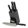 Oceanstar KS1200 Contemporary 6-Piece Knife Set with Block