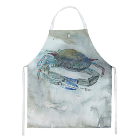 Watercolor Apron (Color: Blue Crab, size: 31 x 27)