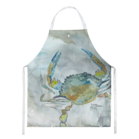 Watercolor Apron (Color: Blue Crab #2, size: 31 x 27)