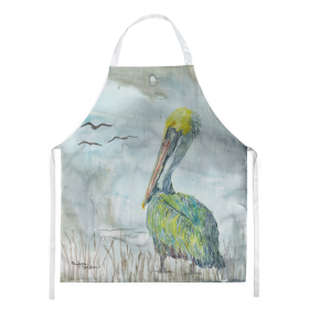 Watercolor Apron (Color: Pelican, size: 31 x 27)