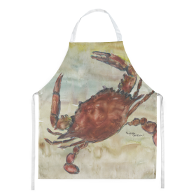 Yellow Sky Apron (Color: Cooked Crab, size: 31 x 27)