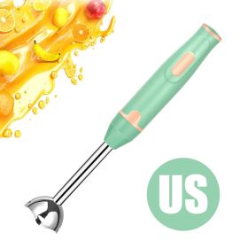 Hand Stick Handheld Immersion Blender (Color: Green US Plug, Ships From: China)