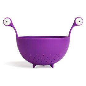 Spaghetti Monster - Kitchen Strainer for Draining Pasta (Color: Purple)