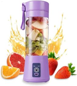 Portable 6 Blender; Personal Size Blender Juicer Cup (Color: Purple)