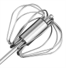 Stainless Steel Egg Rotary Whisk, Semi-Automatic Egg Beater Mixer