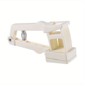 1pc, Easy-to-Use Garlic Cutter and Press - Perfect for Slicing and Squeezing (Color: White)