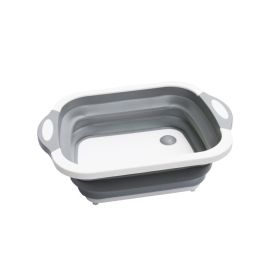 Multifunction Sink Cutting Board (Color: gray)