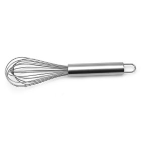 1pc Stainless Steel Whisk 8in/10in/12in (size: 12in Stainless Steel Egg Beater)