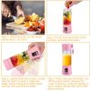 Portable Juicer Blender USB Rechargeable Juicer Cup