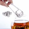 Stainless Steel Ice Cubes Reusable Chilling Stones