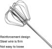 Stainless Steel Egg Rotary Whisk, Semi-Automatic Egg Beater Mixer