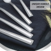 Bestdin Silverware Set for 12, 60 Pieces Stainless Steel Flatware Set