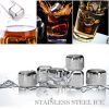 Stainless Steel Ice Cubes Reusable Chilling Stones